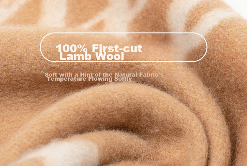 Siggi Wool Scarf for Women, Autumn And Winter Letter Shawl, Thickened Warm Simple Neck Wrap, Birthday Christmas Gift Box Set for Wome 3