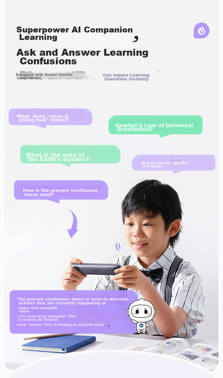 IFLYTEK AI Dictionary Pen P30 Pro English Reading Pen Learning Device, English Translation Tool, Suitable for All Ages from Preschool to High School 6
