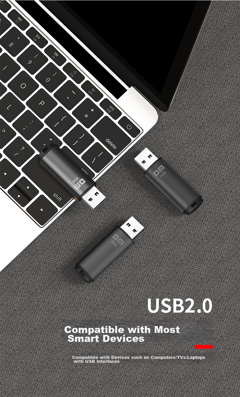 DM Daimai 8GB USB2.0 Flash Drive PD204 Black Bid And Tender Small USB Drive for Corporate Bidding, Computer And Car Use 6