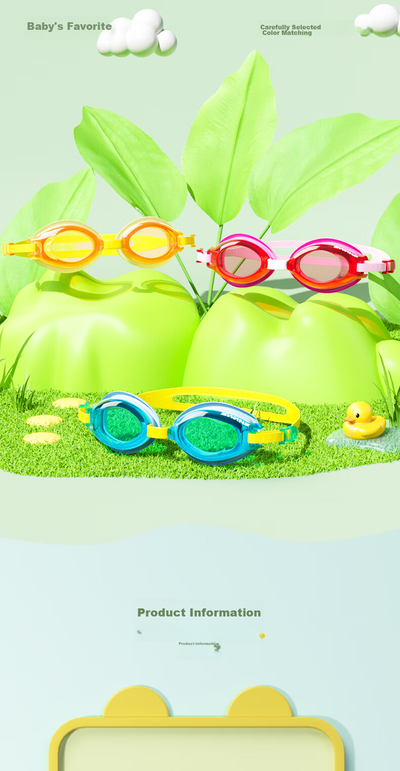 SWANS Children's Swimming Goggles, Imported from Japan, Waterproof Anti-Fog High Definition Swimming Glasses for Boys And Girls, Big Kids Diving Goggles SJ9 Deep Blue 8