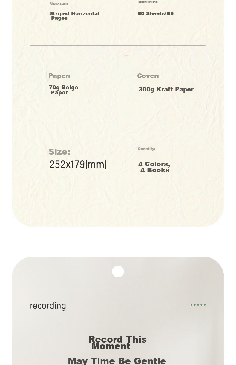 Deli 4-Pack/B5/240 Sheets Total Simple Retro Series Notebooks, Spiral-Bound Notebooks, Journal, Error Correction Book, Student Exam Preparation LB560 14