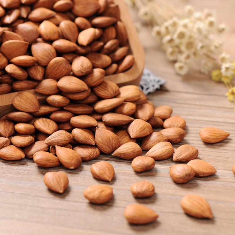 如水 原味山杏仁460g/罐 新货南北杏仁休闲零食大颗粒新货烘焙熟坚果