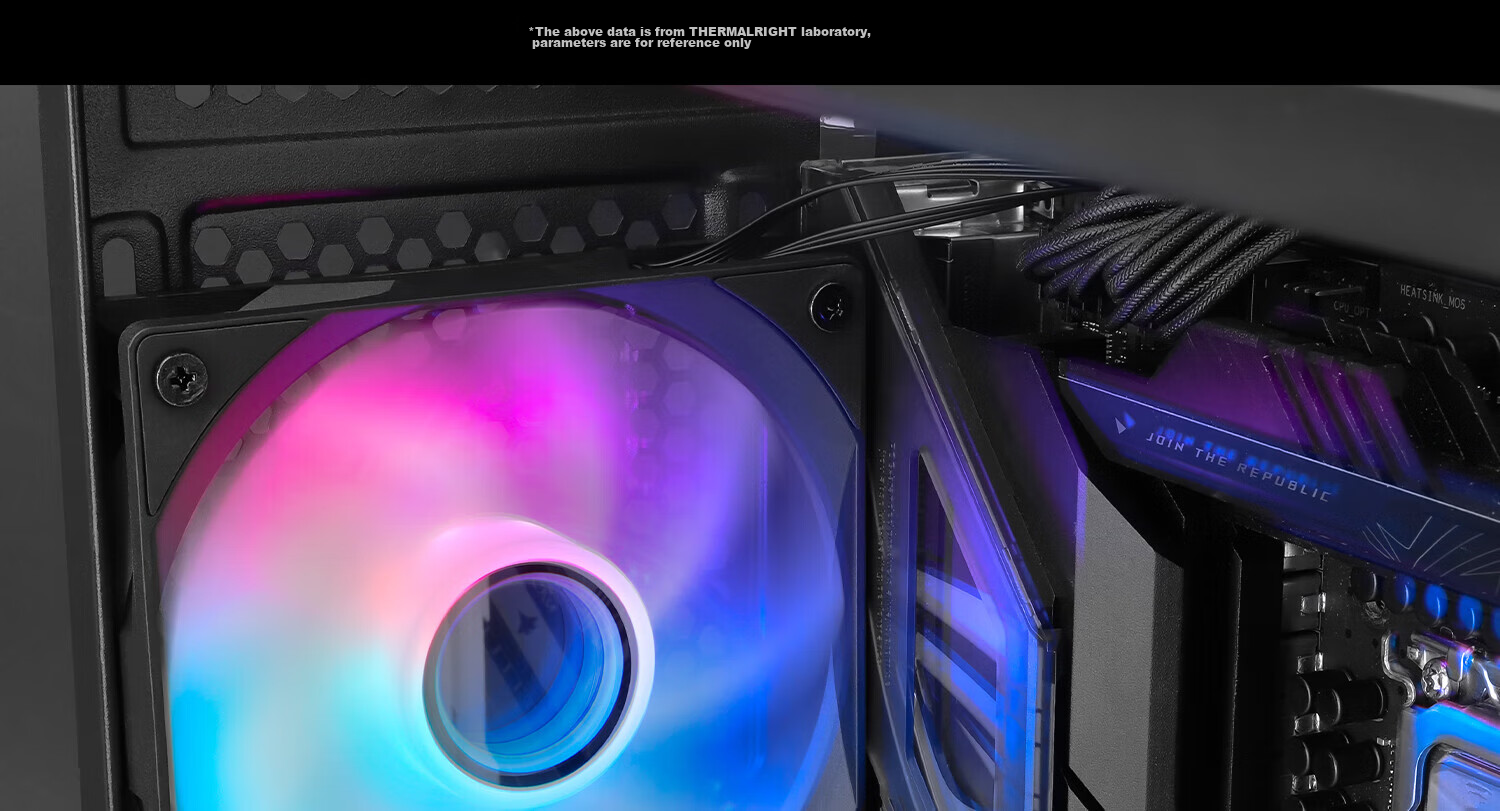 Thermalright TL-C12B V3 Black ARGB 12cm Case Fan, Infinite Mirror Light Fan, RGB Fan, 4-PIN PWM Speed-Adjustable Fa 19