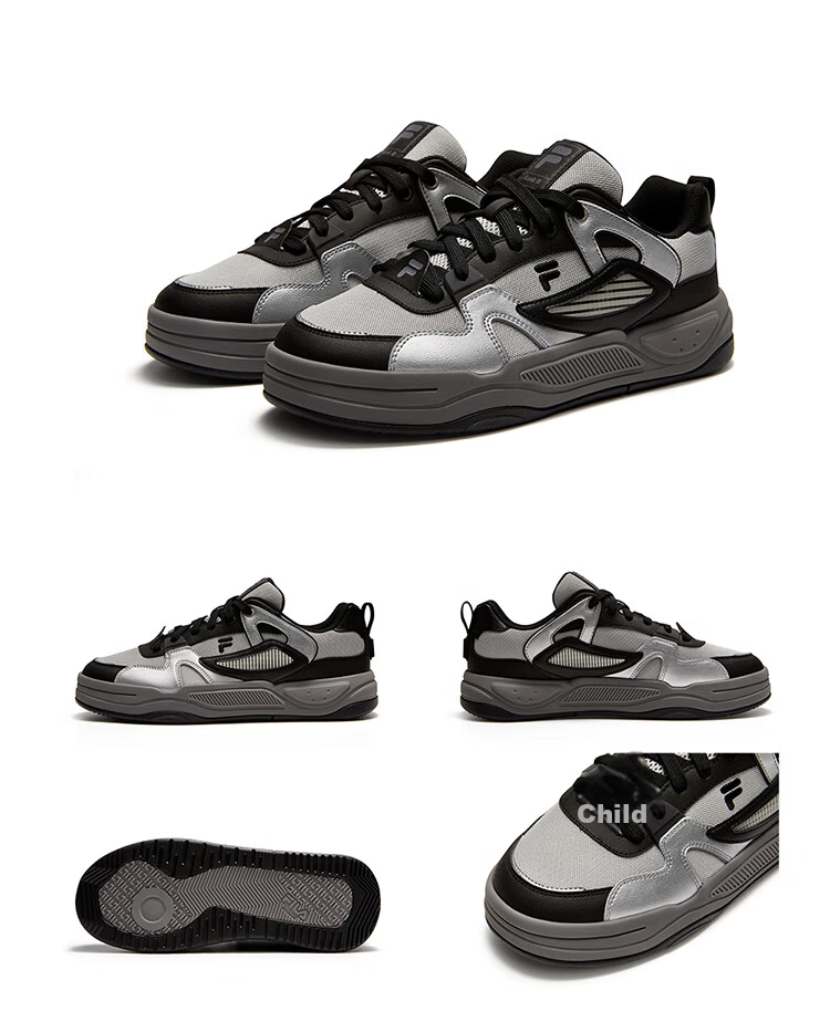FILA FUSION, Official Trendy Brand Men's Shoes, BANK II Lightweight Sneakers, Fashionable Spring And Autumn Footwear, Sports Shoes 18