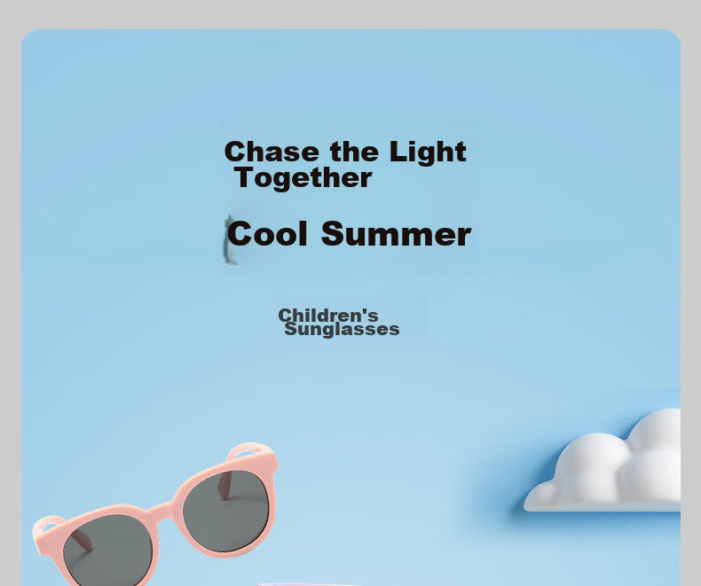 Siwangongli Children's Sunglasses for Boys And Girls Aged 3-12 Polarized UV Protection Baby Sun Glasses Trendy Special Desig 1