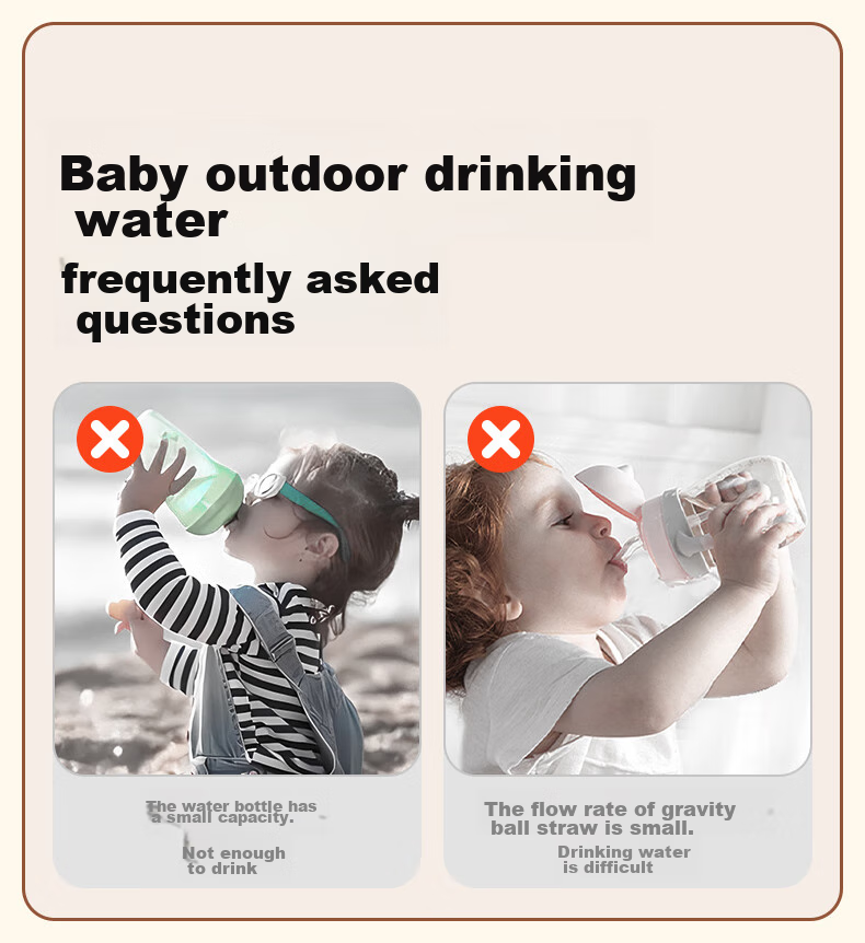 Beleca Newborn Baby Straw Cup, PPSU Material, for Ages 1 And Above, Large Capacity 320ml 4