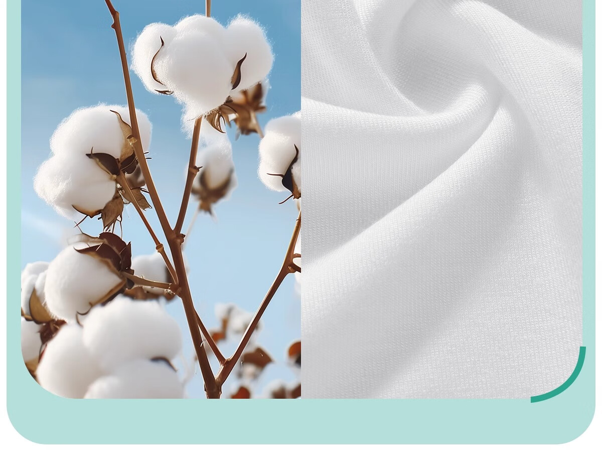 BADIGAO Pure Cotton Disposable Underwear for Women, All-Cotton No-Wash 5-Pack Maternity Period Travel Shorts White 2XL Size 4