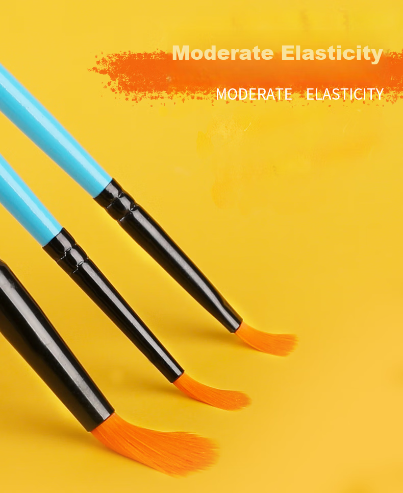 Marie's 3-Piece Nylon Watercolor Brush Set for Beginners, Painting Watercolor Brushes for Children And Students, Hand-Drawn Painting Brushes for Art Students, Professional Paint Watercolor Brushes G1143 2