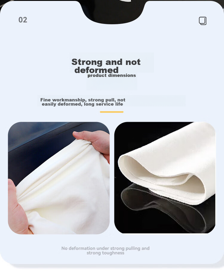 YUECAR Car Cleaning Towel, Chamois Cloth for Washing And Drying, Large Absorbent Glass Cleaning Cloth, 60*90 Cm 8