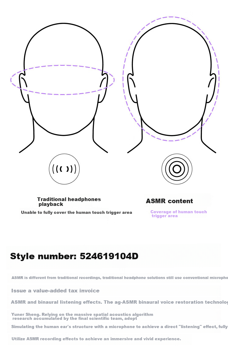 FINAL COTSUBU for ASMR MK2 True Wireless Bluetooth Earphones, ASMR Sleep Headphones, Comfortable to Wear, Stable Connection, Lavender Color 3