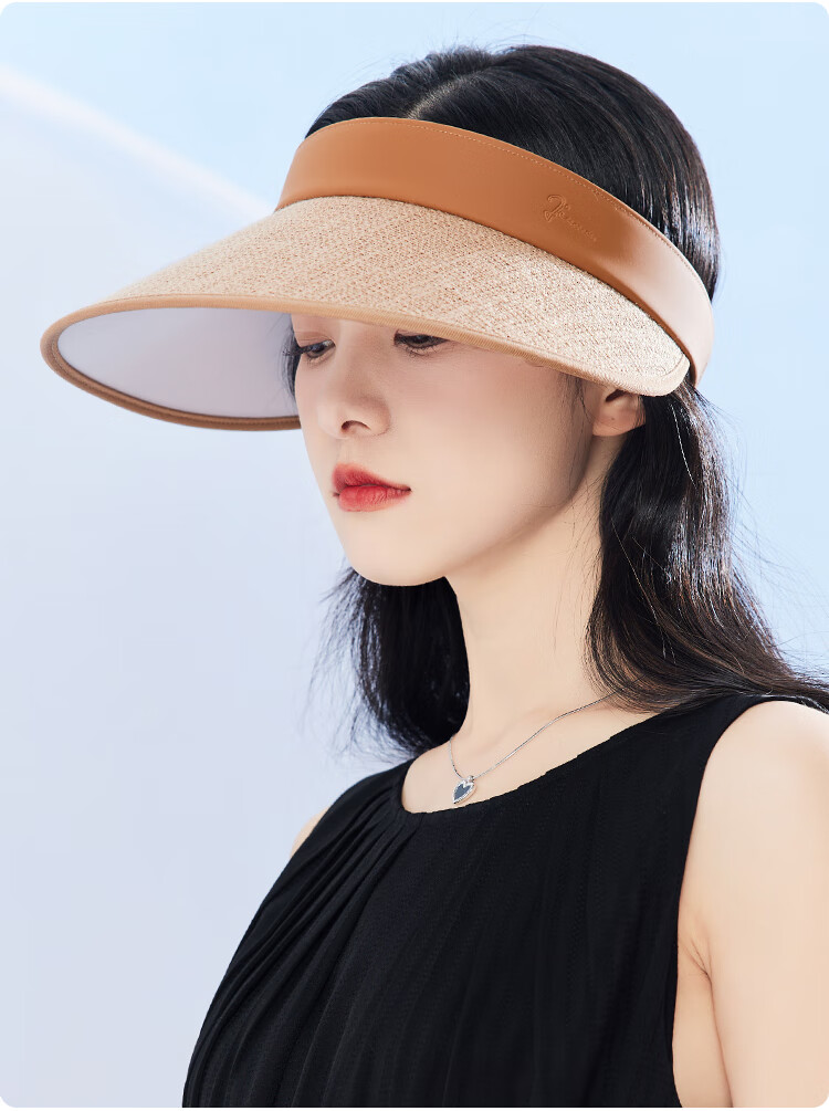 JIUMU Sun Protection Hat for Women, Sun Visor Cap, Sun Hat, Visor Hat, Cool Hat, Summer Outdoor Face-Covering UV-Resistant Hat for Wome 11