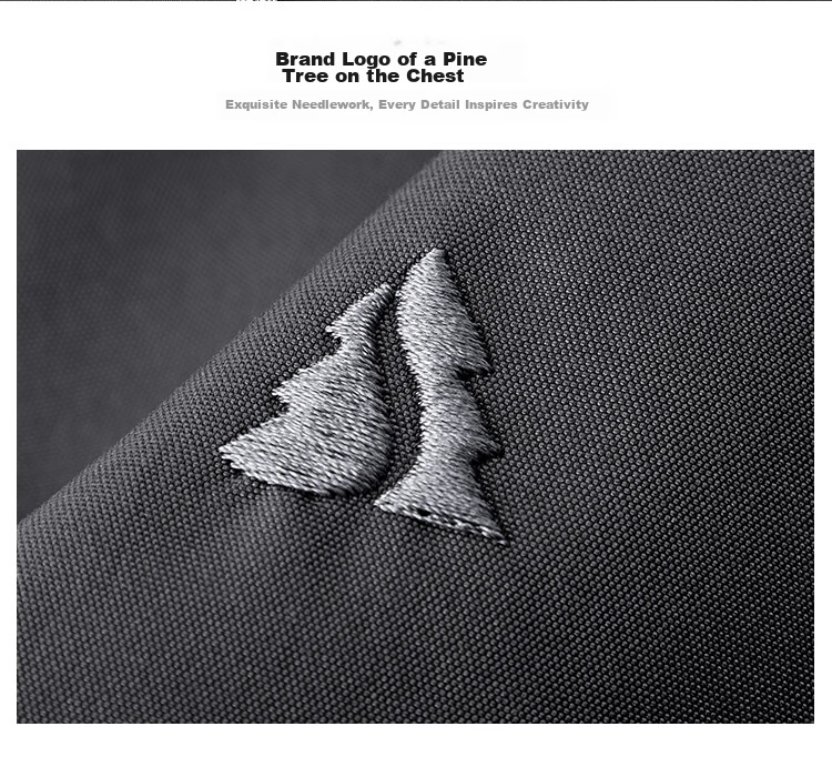 FIRS Executive Jacket for Men, Lapel Collar, Business Casual, Embroidered, Wear-Resistant, Windproof, Retro Cotton Feel, Cadre Clothing, Outerwear for Me 8