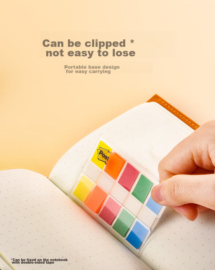 3M [Lowest Price Online] Sticky Notes / Memo Pads / Memo Paper / Transparent Index Labels Office Supplies School Stationery 683-5CF (5 Colors) 7
