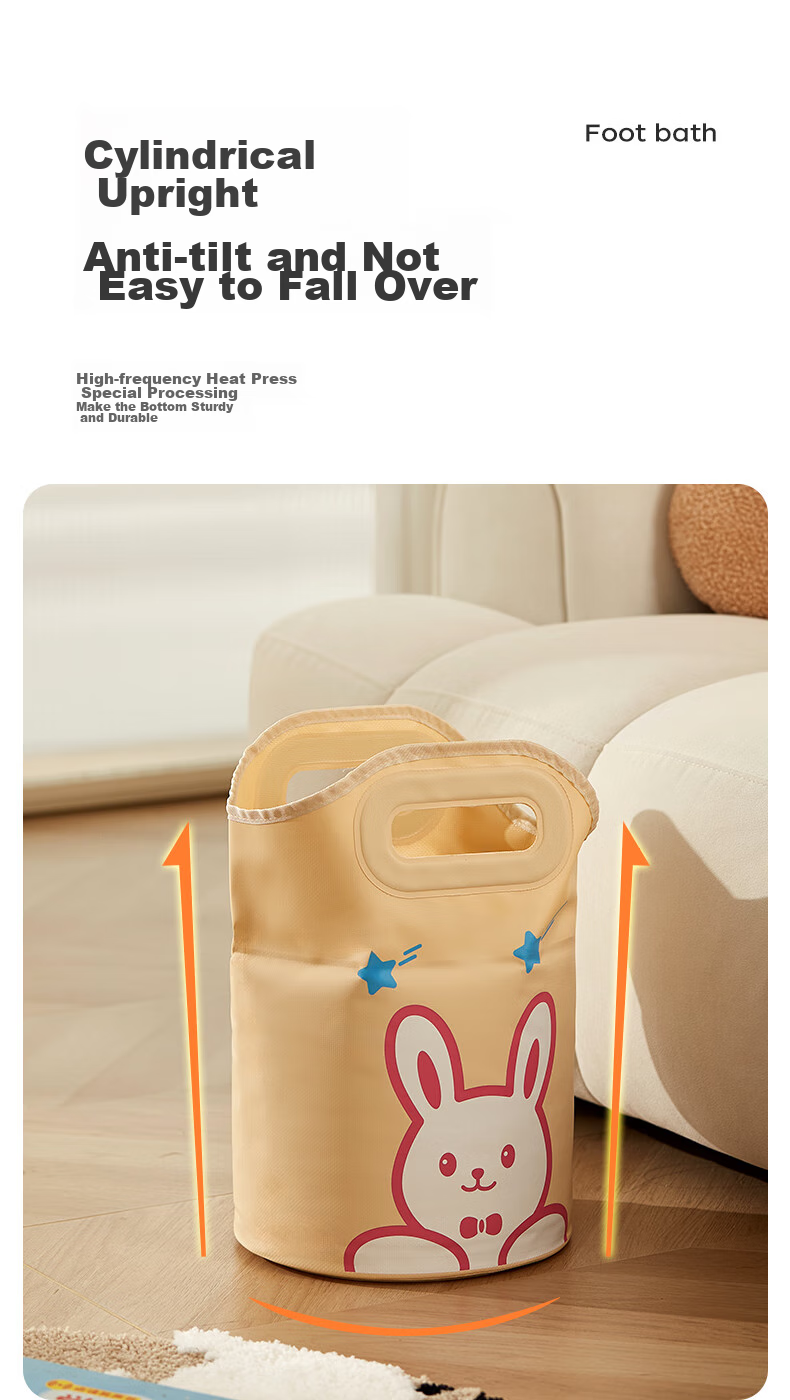 Chuxin Student Dormitory Foldable Foot Soaking Bag, Insulated Foot Bath Bucket, Foot Washing Bucket, Foot Soaking Bucket for Women, 8-Layer Temperature Locking, Thickened, Height 36cm 10