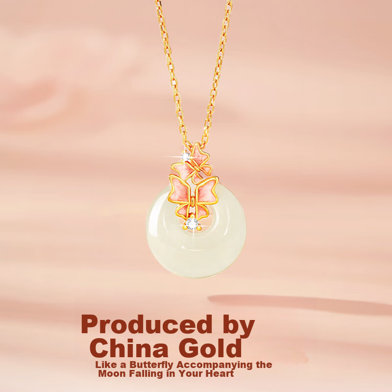 Zhenshangyin Chinese Gold Eight Treasures Compass Silver Necklace for Women, 2026 New Mid-Autumn Festival Birthday Gift for Wife, Sparkling Zirconium S925