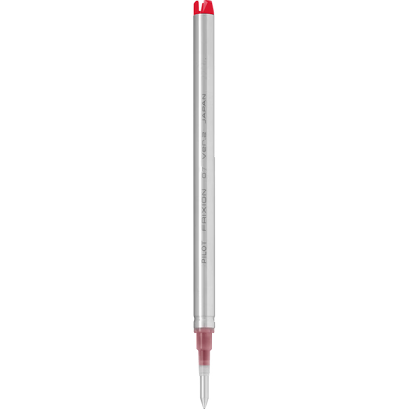 PILOT Erasable Pen Refill, Student Stationery, Office And Exam Pen Replacement Core (Metal Rod), LFBKRF50F-2R, 0.7mm, Red, Pack of 2