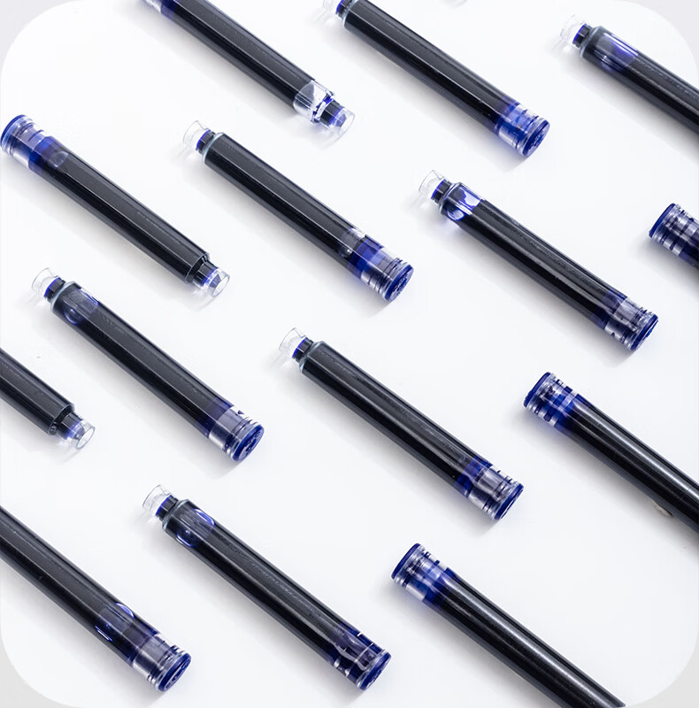 M&G Stationery 0.9ml Refillable Erasable Ink Cartridge for Student Fountain Pen, 100pcs Pure Blue AIC47631B3 8