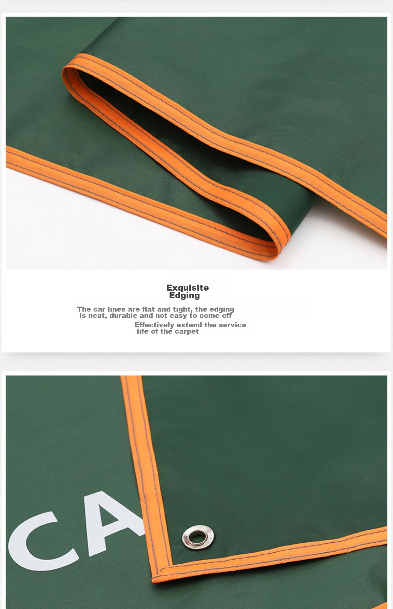 CAMEL Outdoor Ground Mat Tent Camping Pad, Thickened Waterproof Wear-Resistant Picnic Mat, Moisture-Proof Floor Mat A0S3H8103 Army Gree 10