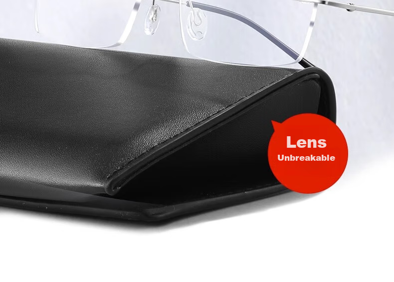 LESCA LUNETIER Imported Lenses, High-Definition Reading Glasses for Men, Bifocal Frameless Ultra-Light Glasses, Blue Light Blocking, High-End Brand for Me 2