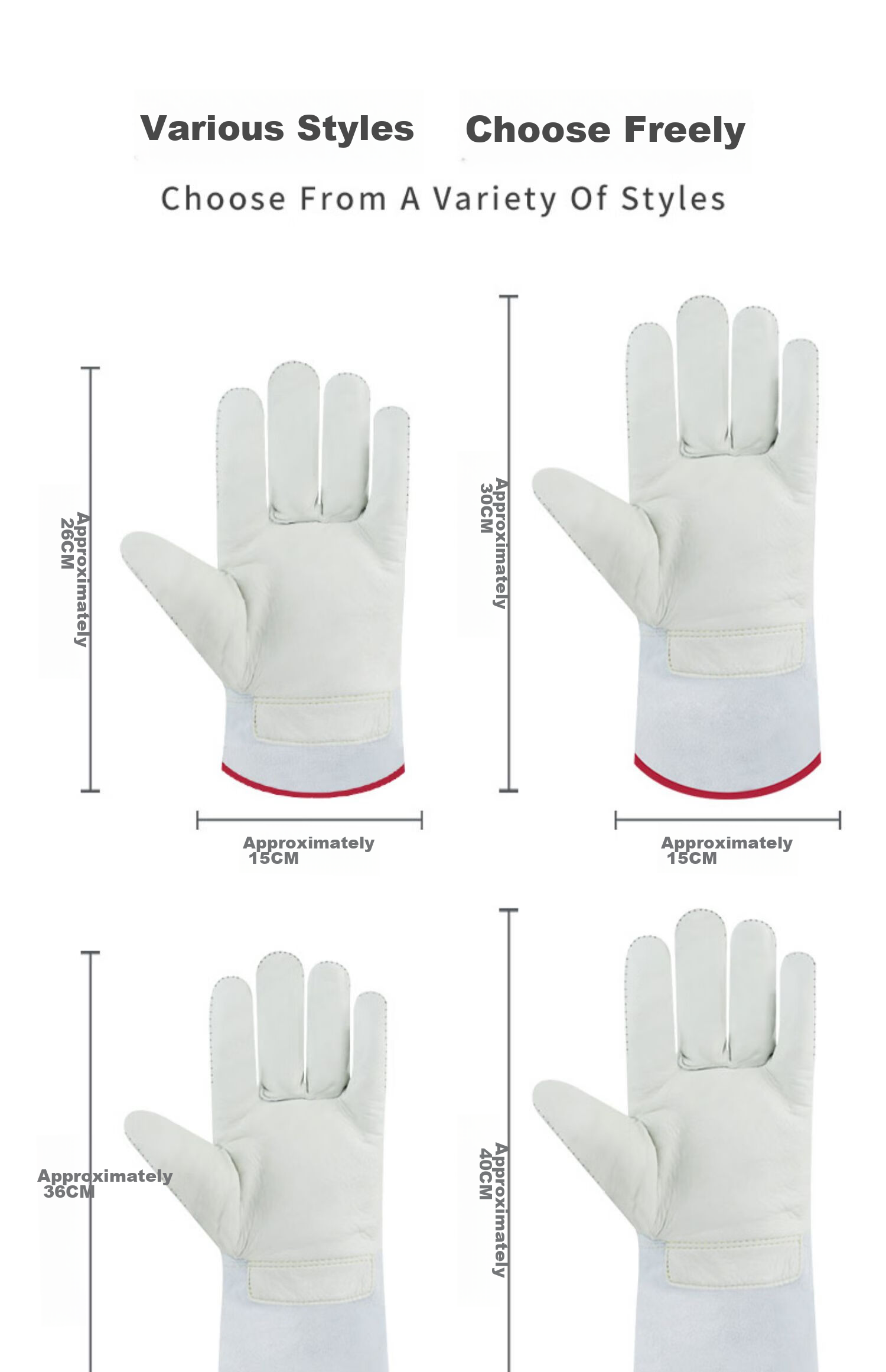 Beifute Anti-Freeze Gloves CO2 Fire Extinguisher Special Cowhide Low Temperature Resistant Gloves Cold Storage Labor Protection Liquid Nitrogen Resistant Cold and Frost Resistant Gloves 30cm 8