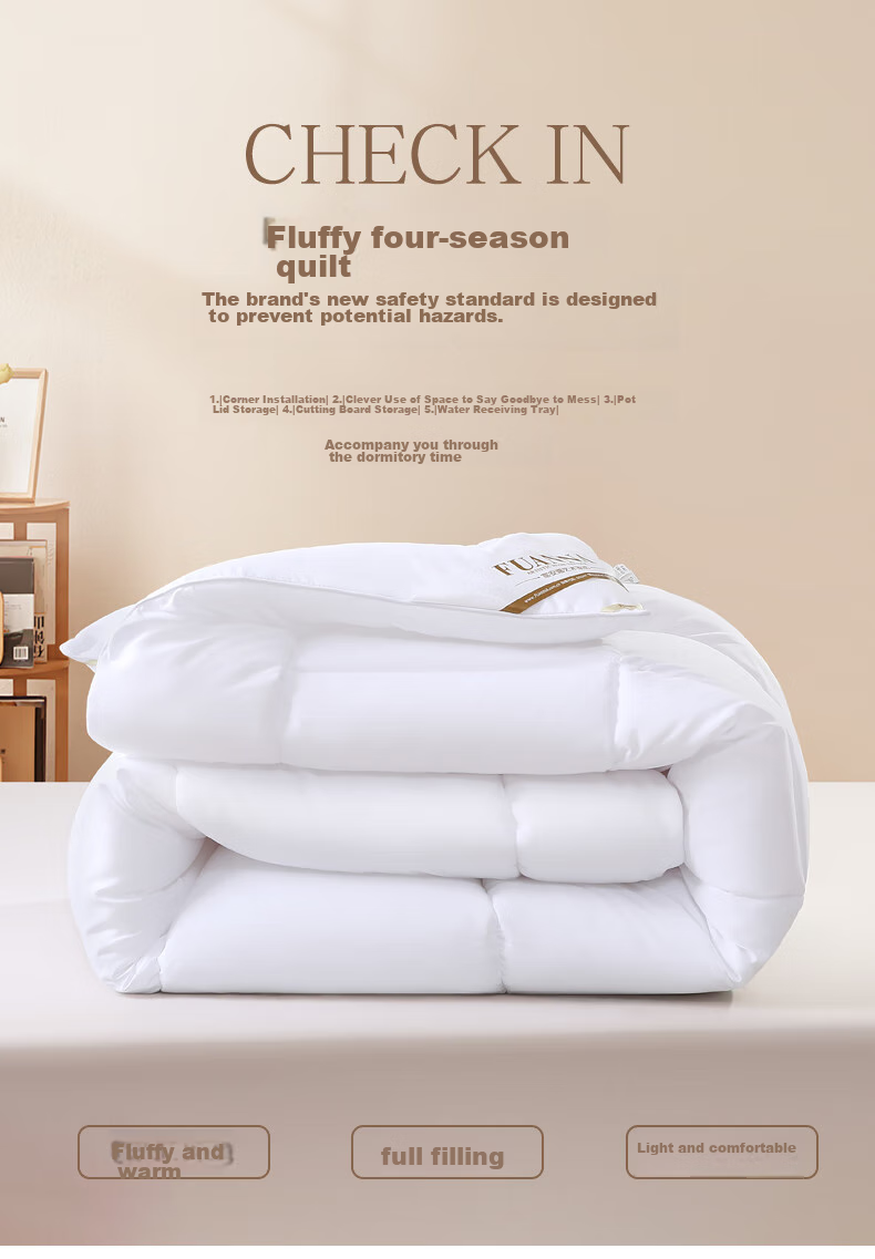 FUANNA Student Bedding Set Dormitory Seven-Piece Set (Four-Piece Set + Duvet + Pillow Core + Mattress Pad) for 0.9-Meter Bed 5