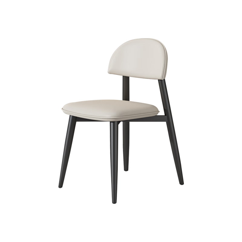 Shidaijiaju Nordic Minimalist Dining Chair for Home Modern Simple Desk Chair with Backrest, High-End Feel Makeup Chair, Set of 2