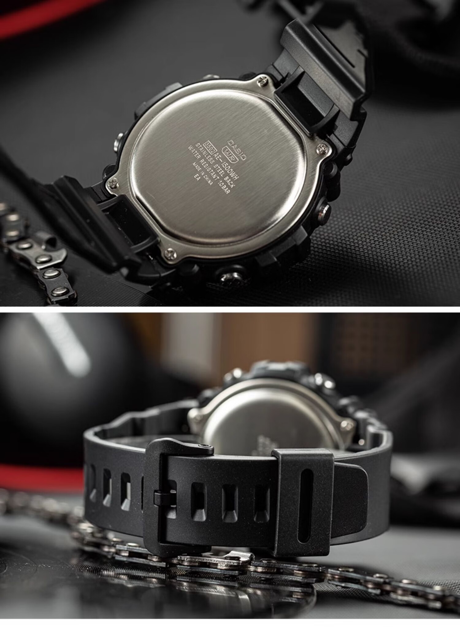 Casio Watch for Men, Large Digital Display, Sports, High School Students, Unisex Watch, Electronic Watch, Gift, AE-1500WH 15