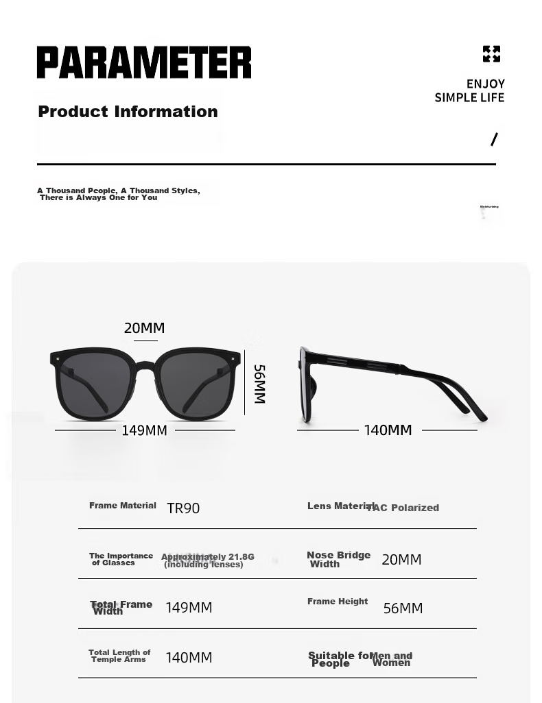 LESCA LUNETIER 2026 Ultra-Light Pocket Folding Sunglasses for Women, High-End UV Protection Polarized Glasses, Jazz Black 10