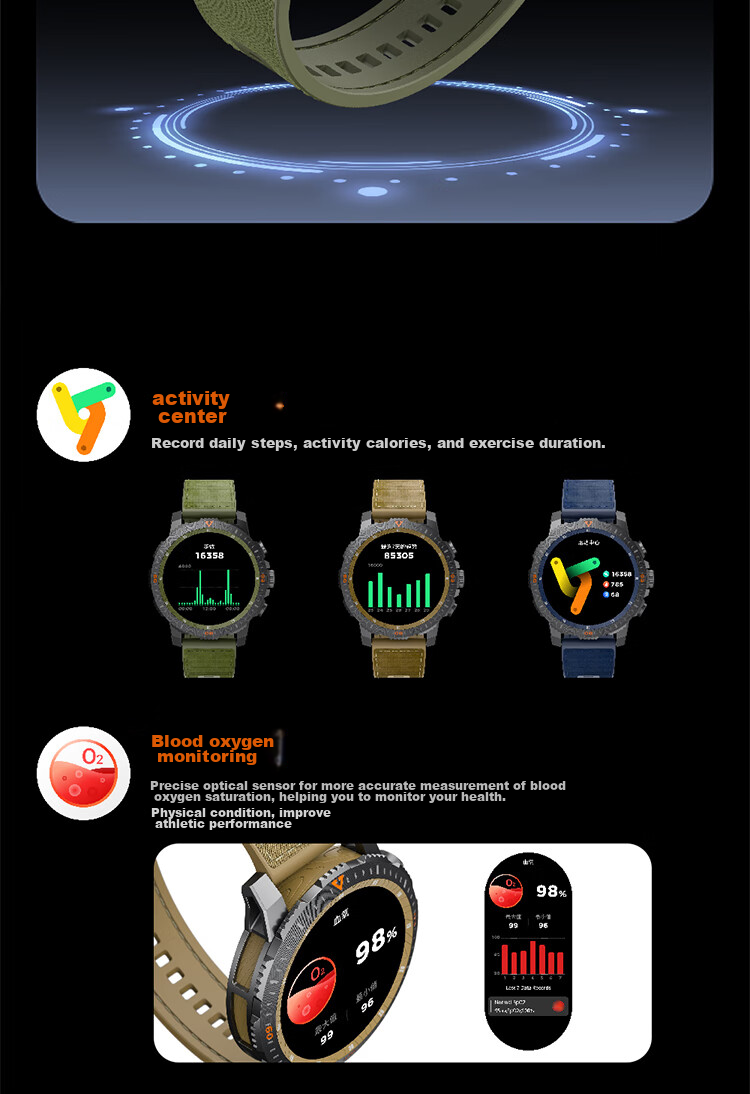 AILUO Nantianmen Project Collaboration Men's Watch, Mechanical Style Brand, Top Ten Smart Running Outdoor Professional Specialized Watch 14