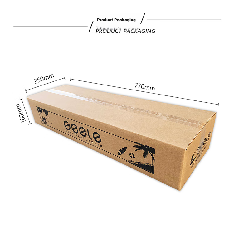 GEELE Land Surfboard Adult Professional Skateboard Snowboard Simulation Four-Wheel Beginner Skateboard Walnut Leaf 12