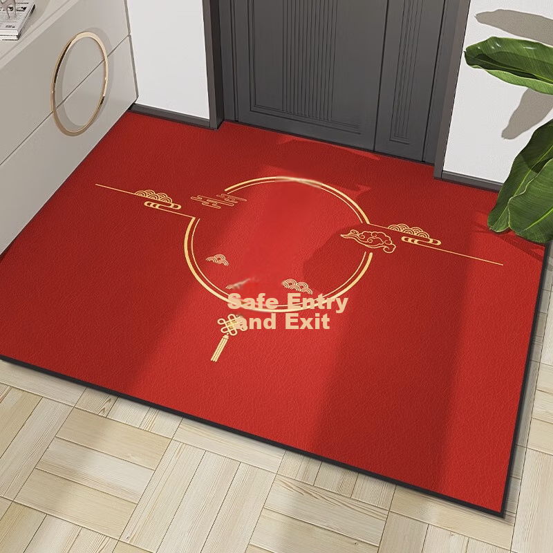 Zunchao Erasable PVC Entrance Door Mat, Waterproof Non-Slip Foot Mat for Entry And Exit, Safe Door Mat, 60*90cm