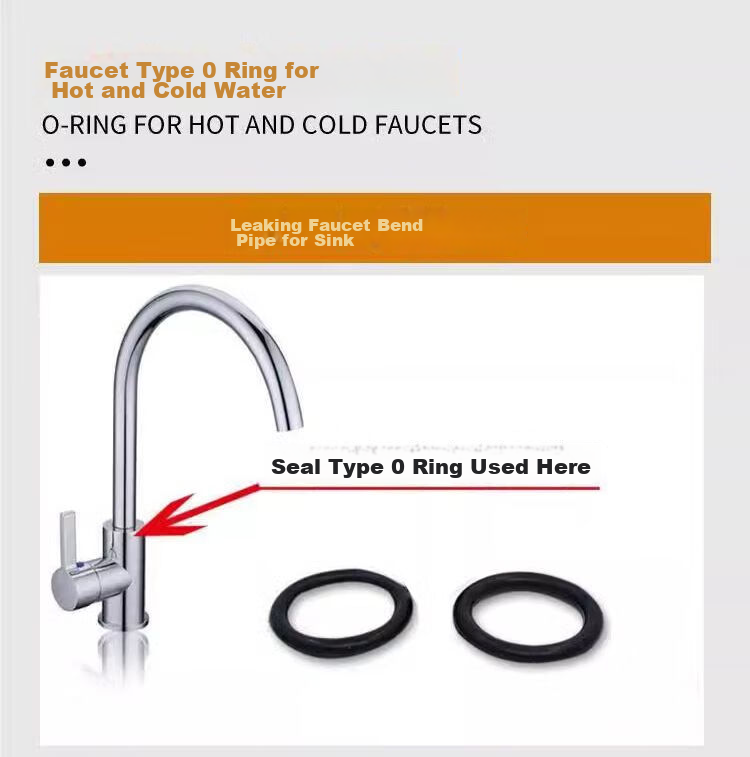 Muvi Faucet Angle Valve, No-Drill Brass Silicone Gasket, 1/2 Inch Anti-Leak Quick Seal Washer, Accessories 4