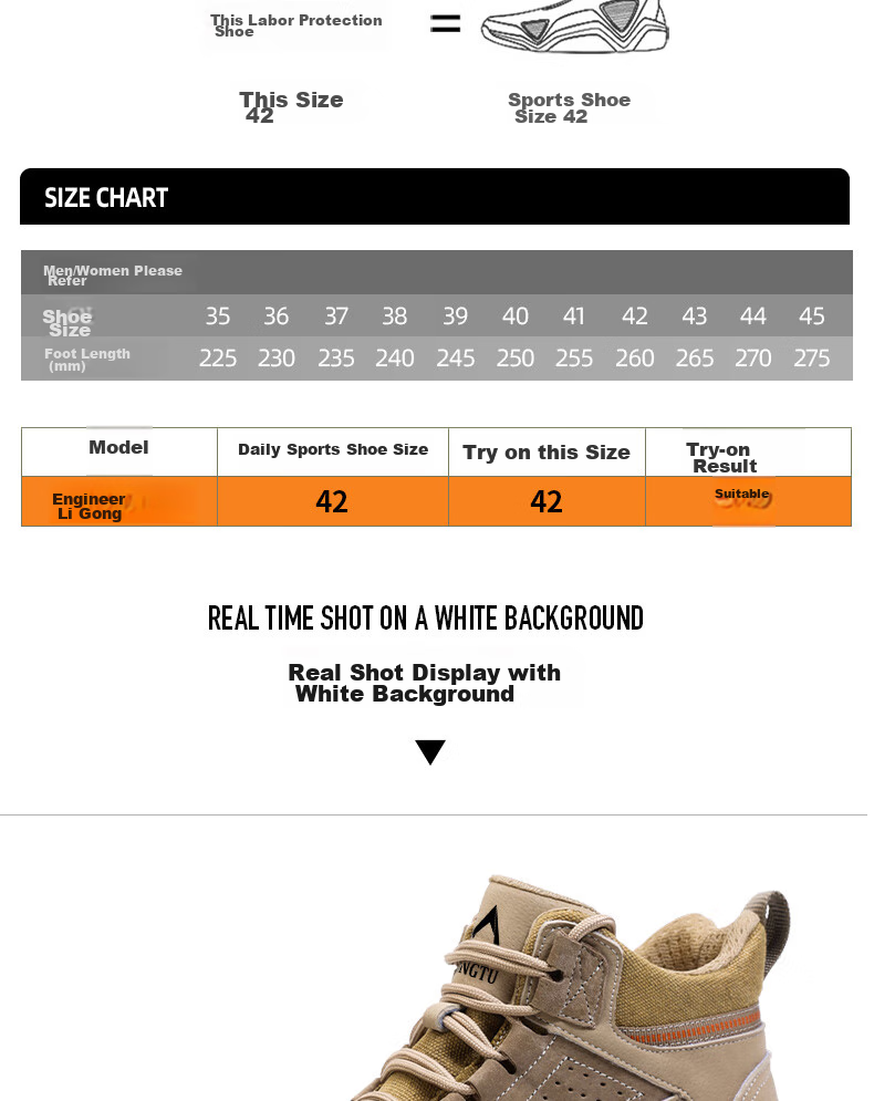 Jingtu High-Top Safety Shoes for Men, 10KV Insulated, Electrician Anti-Smashing Puncture-Resistant Safety Functional Shoes E3087-J Size 43 17