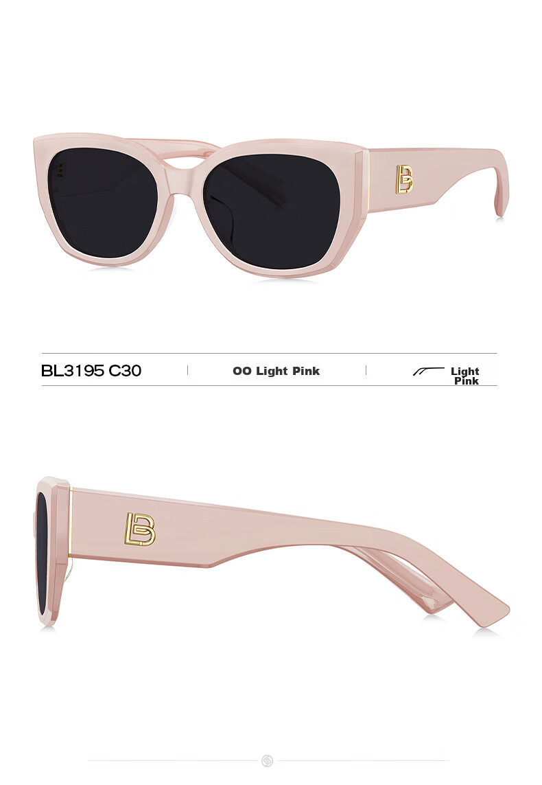 BOLON Sunglasses, Cat-Eye Polarized Style, Yang Zi's Same Model, Driving UV Protection Sunglasses, Trendy for Men And Women, BL3195C20 19