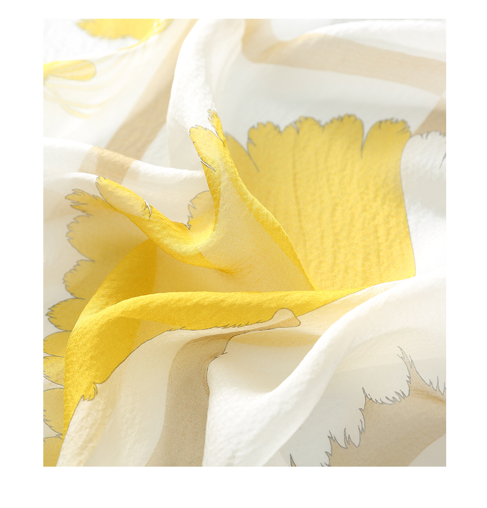Hangsilu Silk Scarf for Women, Mulberry Silk Scarf, Square Scarf, Pearl Shawl, Birthday And Holiday Gift for Mom 32