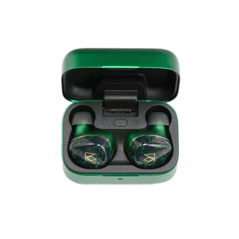 Nuodaiyinxiang / Noble FoKus Rex5 Active Noise-Cancelling True Wireless Bluetooth Earphones, Iron-Plated Flat Mixed Five-Unit In-Ear Bluetooth Flagship-Level, Dark Gree