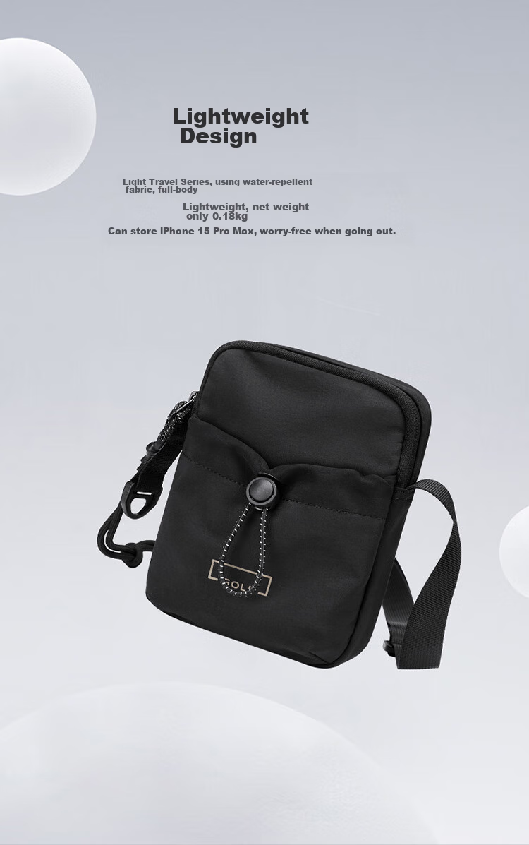 GOLF Shoulder Bag for Men And Women, Casual Crossbody Bag, Water-Resistant Phone Pouch, Lightweight Versatile Outdoor Sports Messenger Bag 10