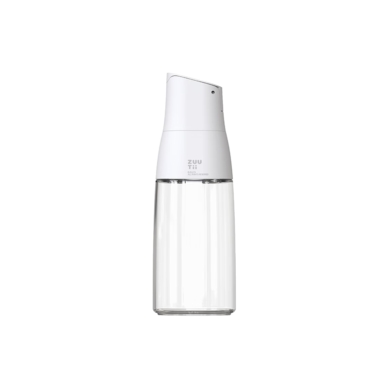Zuutii Canadian Oil Bottle, Kitchen Home Use, Automatic Opening And Closing, Glass Jar, Seasoning, Leak-Proof, Gravity Bottle for Vinegar And Soy Sauce, Glacier Blue