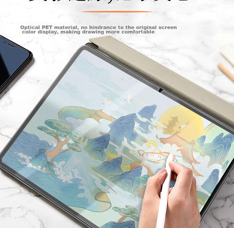 Aolang Compatible with Honor MagicPad 2 Tempered Glass Screen Protector, Honor Tablet GT Pro 12.3-Inch Protective Film, Kent Paper Frosted Full Screen Hand-Drawn Writing Drawing Professional Film 13