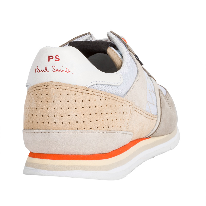 ps paul smith 保罗史密斯 19春夏男士白色/淡褐色运动鞋 m2s-vin05