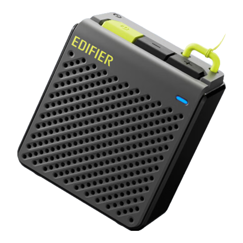 EDIFIER M0 Portable Bluetooth Speaker, Outdoor Mini Speaker, Net Weight Only 70g, Ultra-Long Battery Life, Meteor Gray, Graduation Gift