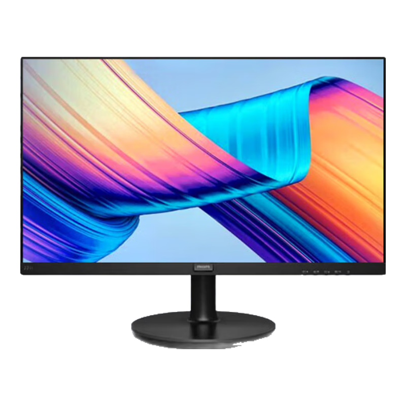 PHILIPS 21.5-Inch Full HD 75Hz Narrow Bezel Low Blue Light Flicker-Free Wall-Mounted HDMI/VGA Online Class Study Office Monitor Business Computer Display Screen 221i8