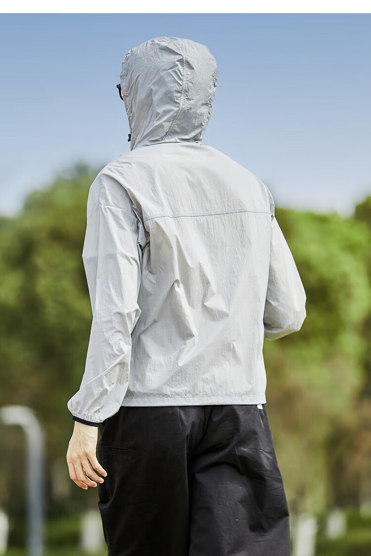 TonLion 2023 Men's Lightweight Sun Protection Hoodie, Medium Gray, XXL 13