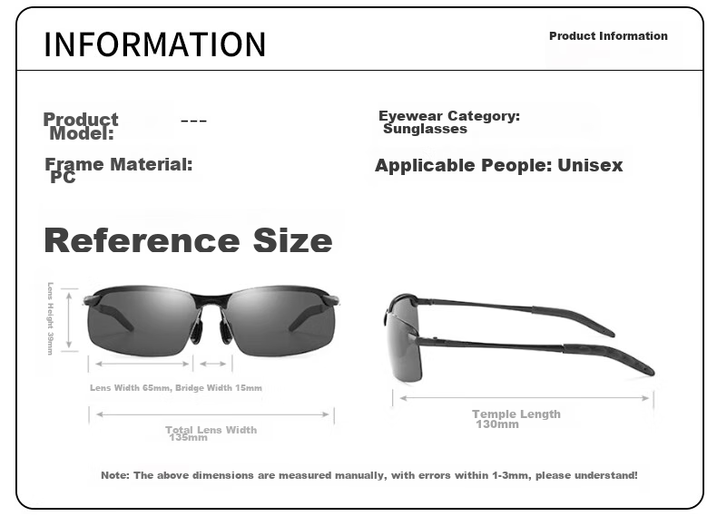 Baixiaoshe Sunglasses [Black Frame with Gray Lenses * Driver-Specific], 327 Polarized Driving Glasses, Outdoor Cycling Fishing Sunglasses 2