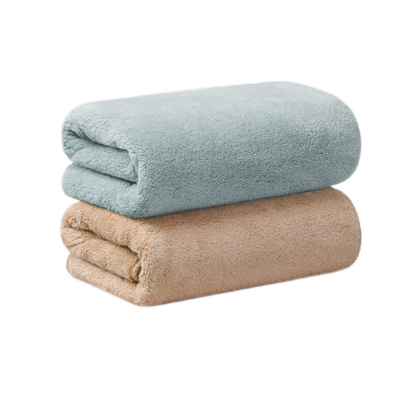GGT Japanese Towel, Soft Face Towel for Men And Women, Highly Absorbent, Quick-Drying, Lint-Free, for Home Use And Hair Drying, Qiancao + Light Coffee