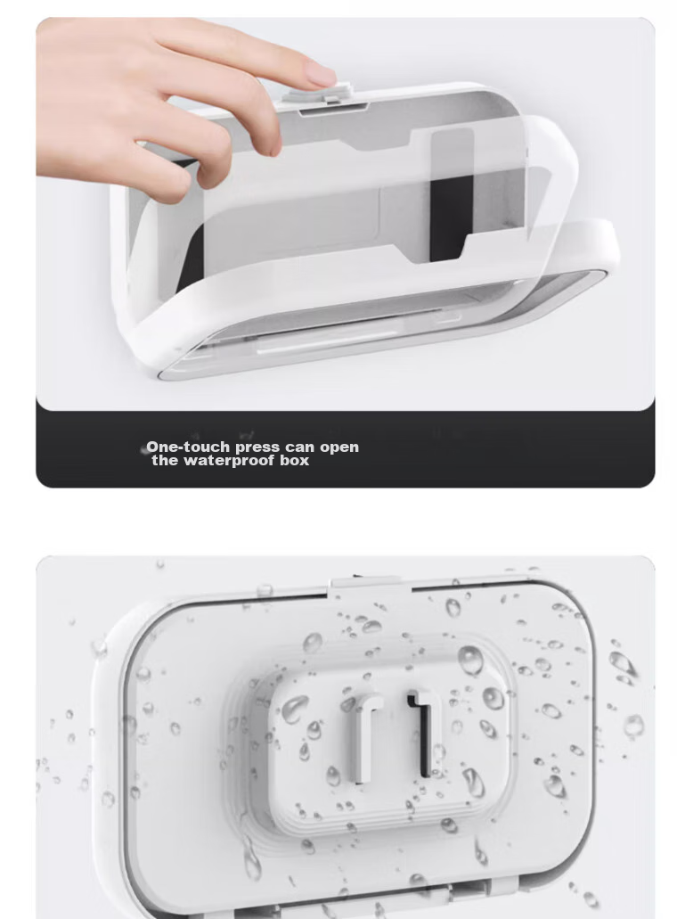 Jiashigao Bathroom Phone Holder, Waterproof Wall-Mounted Storage Box for Toilet, Shower, And TV Binge-Watching 7