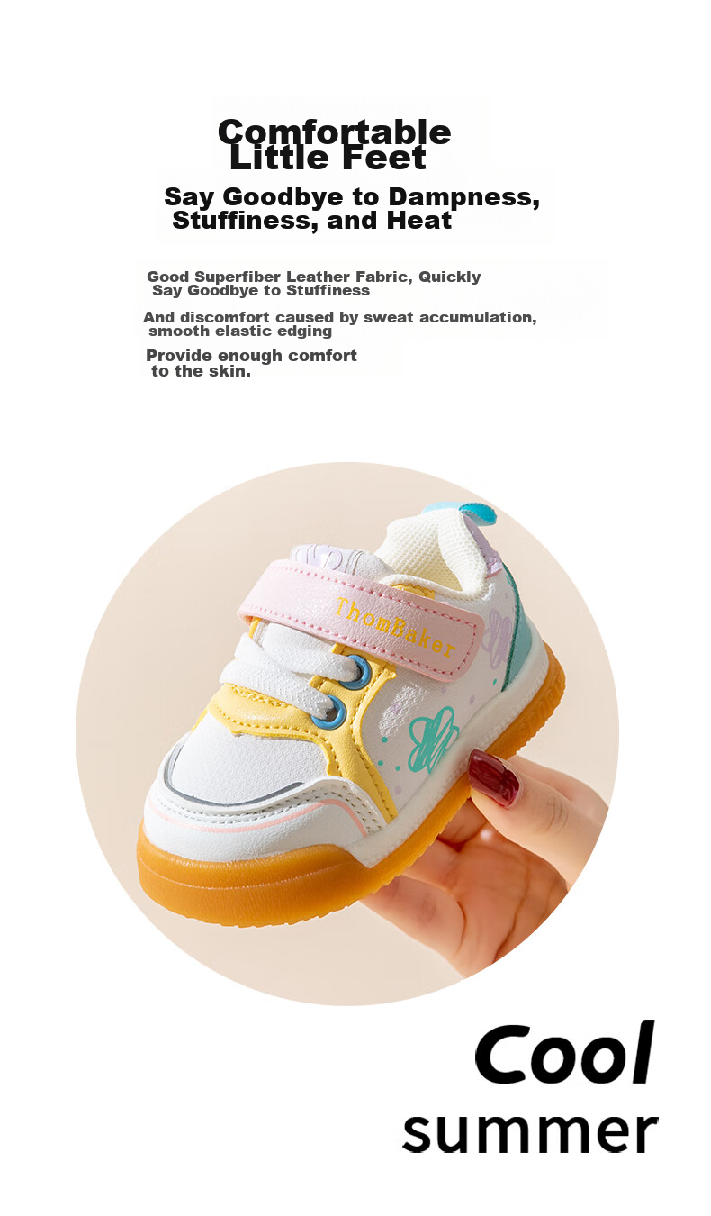 ThomBaker Toddler Shoes, Autumn Children's Shoes, Boys' Functional Shoes, Girls' Soft-Soled Baby Loafers, Blue Pentagram Pattern, Size 15 3