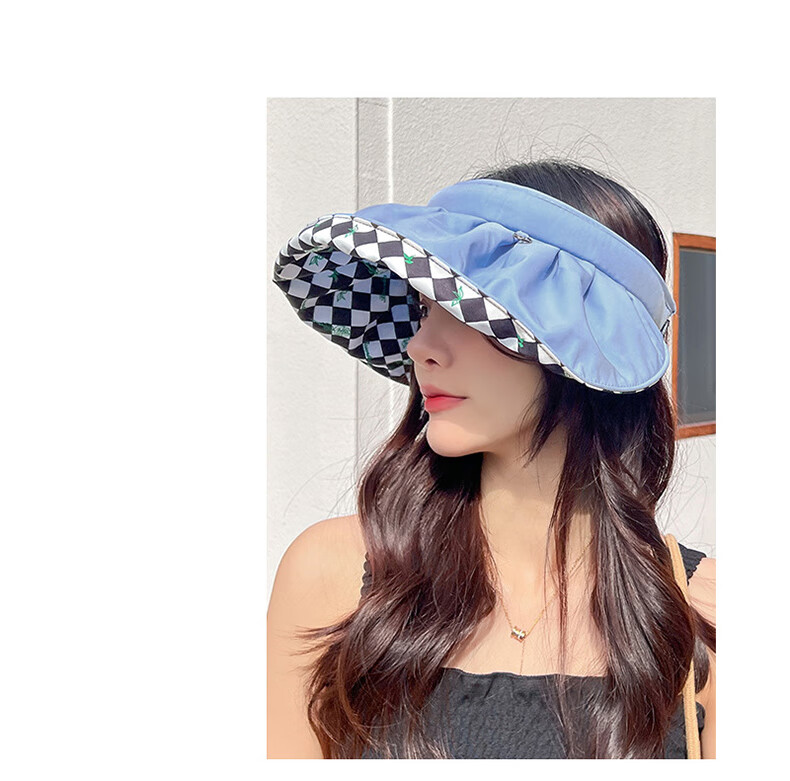 XUEXIMAN Sun Hat for Women, Visor Cap for Travel, Face-Covering Versatile Sunhat, Beach Shell UV Protection Hat for Wome 7
