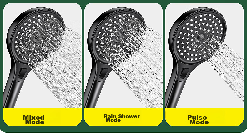 Haili German Large Panel Shower Pressure-Boosting Head, Bathroom Bathing High-Pressure Handheld Shower Head, Single Head ZH242 18