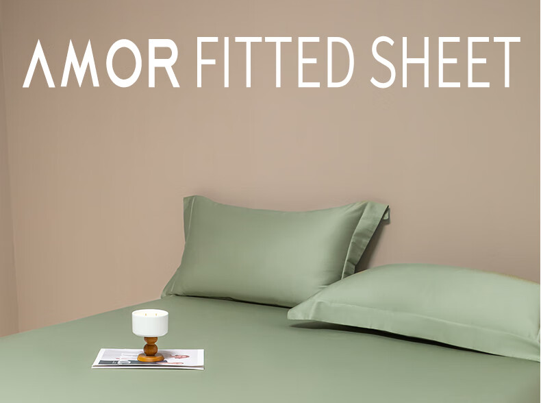 AMOR Antibacterial Class A, 100 Pieces, Satin Fitted Sheet, Single Mattress Protector Cover, Pure Cotton, Phantom Grey, 1.5x2 Meters 6